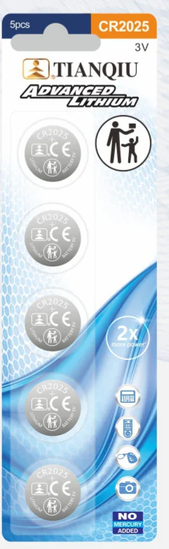 CR2025 · 5 pcs